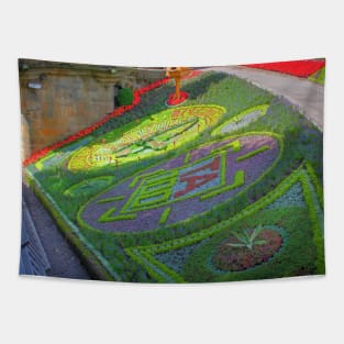 Floral Clock II Tapestry