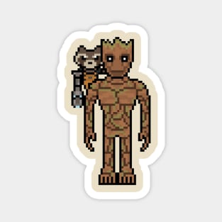 Groot and Rocket Magnet