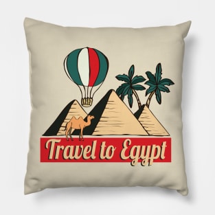 travel to Egypt Pillow