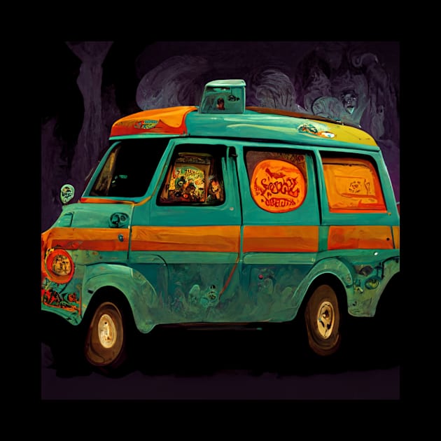 Groovy travel van for solving crimes? by Liana Campbell