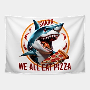 We all eat pizza Tapestry