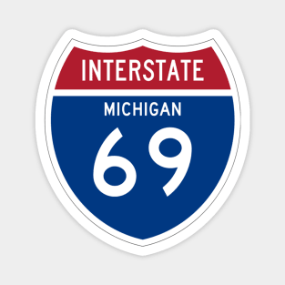 Interstate 69 Michigan Magnet