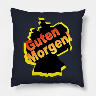 guten morgen deutsch deutschland german germany Pillow