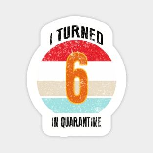 6th birthday in quarantine Magnet