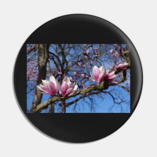 Pink Magnolia Tree Pin