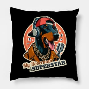 Rapper Doberman Pillow