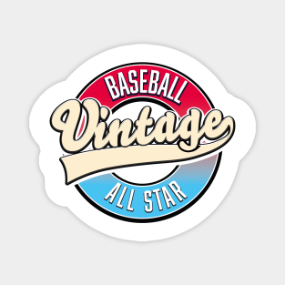 All Star Baseball logo Magnet