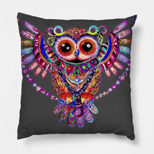 Boho Owl Pillow