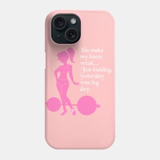 fitness for women, fitness funny, gym girl Phone Case