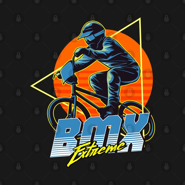 80s Eighties extreme bmx triangle vintage retro by SpaceWiz95