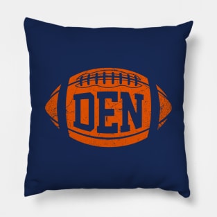 DEN Retro Football - Navy Pillow