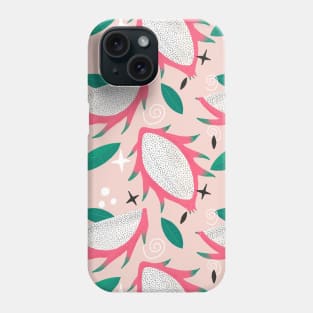 Pink dragon fruit pattern Phone Case