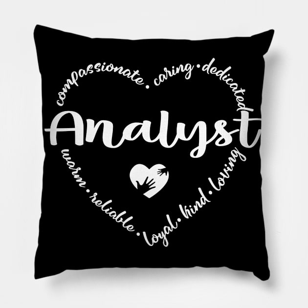 Analyst Heart Pillow by HeroGifts