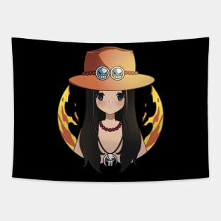 Portgas D. Ace girl version Tapestry