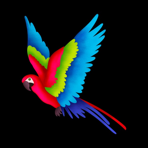 Parrot by Kelly Louise Art