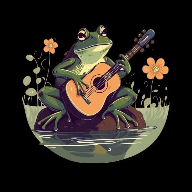 Frog Acoustic Guitar by Paul Walls