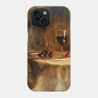 Wine and grapes Phone Case