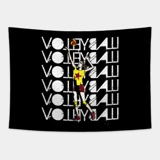 Volleyball Oldschool Game Birthday Gift Shirt T-Shirt Tapestry