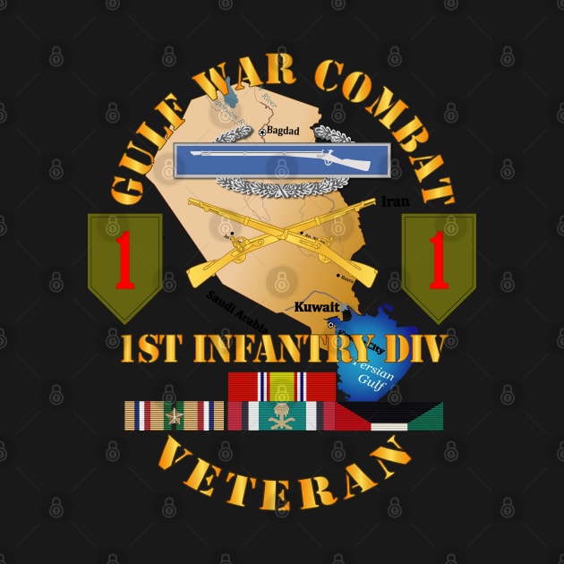 Gulf War Combat Infantry Vet w 1st ID SSI by twix123844