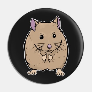 Cute Mouse Holding Middle finger funny gift Pin