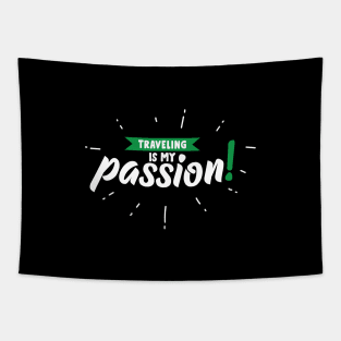 Traveling Is My Passion Travel With Your Buddies Tapestry