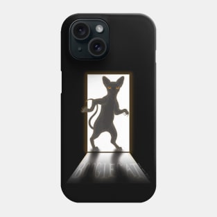 Boogie Cat, the Evil Hair-raising Hairless Cat Phone Case