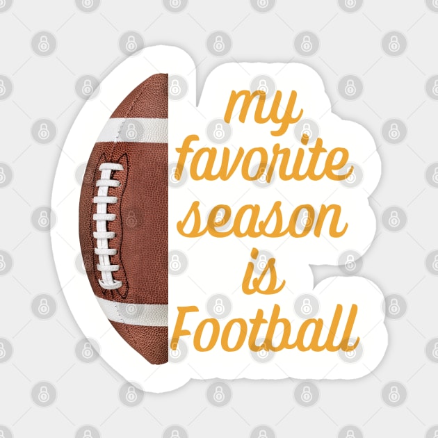 Favorite Season - Football Magnet by ThePawPrintShoppe