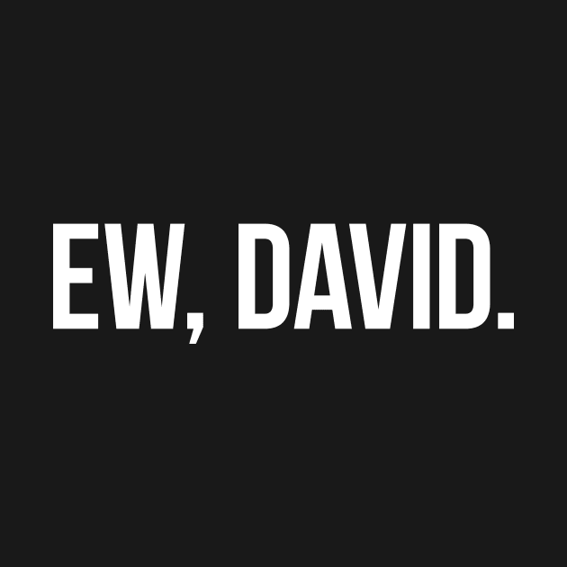 EW, DAVID - white block type by VonBraun