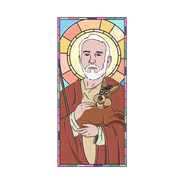 Gregg Popovich Stained Glass by opiester