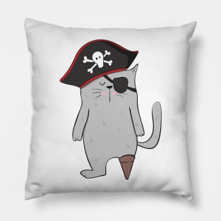 Cat Pirate- Gift For Cat Lovers Pillow