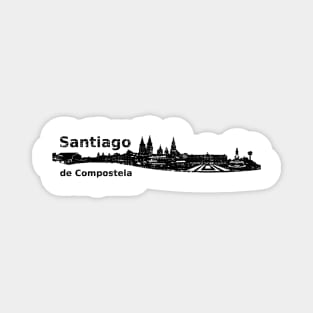 Santiago de Compostela City - World Cities Series by 9BH Magnet