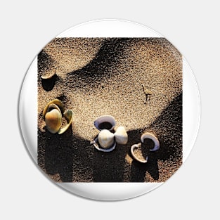 Beach pebbles Pin