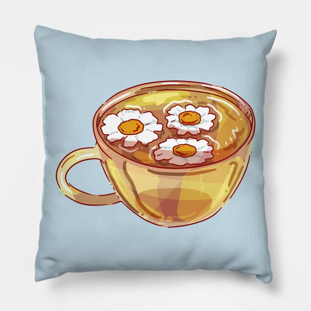 Chamomile Tea Pillow by saradaboru