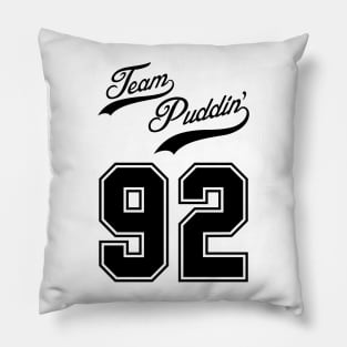 Team Puddin'! (BLACK) Pillow