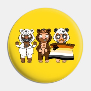 Three Bears Pin