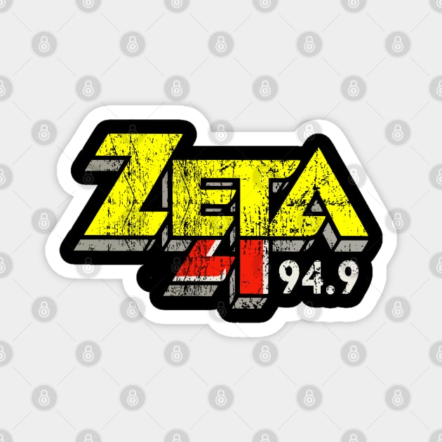 Zeta Radio 94.9 Radio Classic Magnet by HARDER.CO