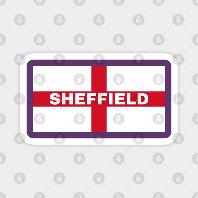 Sheffield City in English Flag Magnet by aybe7elf