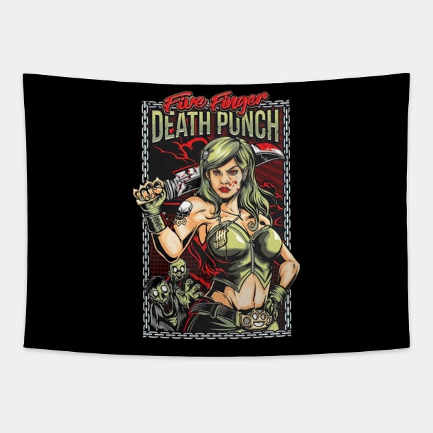 five finger death Punch Tapestry by tekab_308