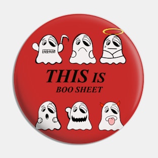 This is a cute little ghost. Gift your loved ones this Halloween to celebrate. Sticker Pin