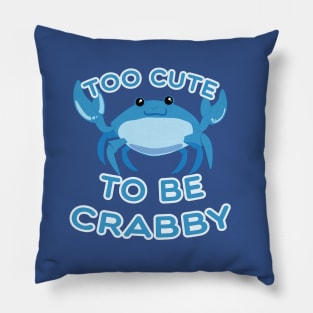 Crabby t-shirt cute Pillow