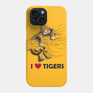 I love tigers Phone Case