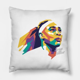 Serena Williams on wpap art #1 Pillow