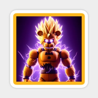 Super Saiyan 2 Freddy Magnet