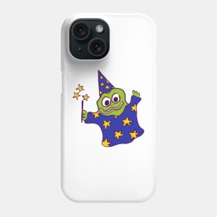 Froggy Wizard (blue) Phone Case