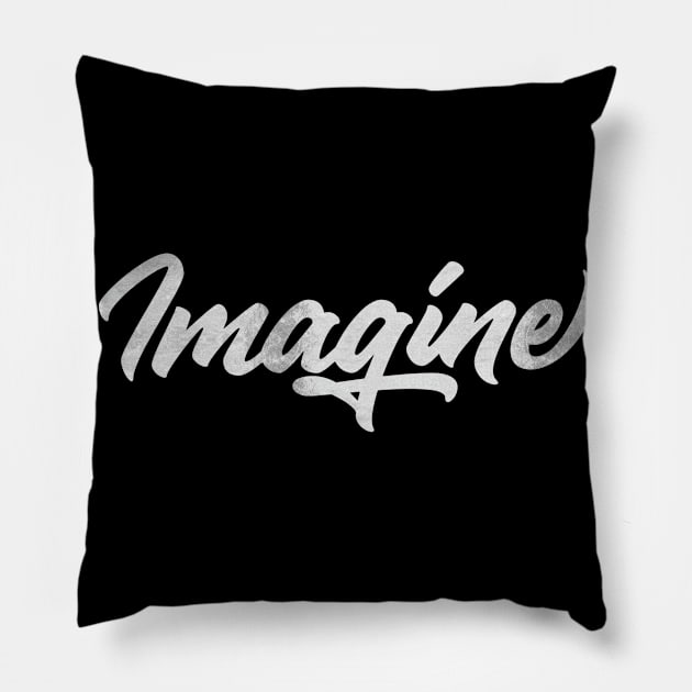 Quote Imagine Pillow by Creative Has