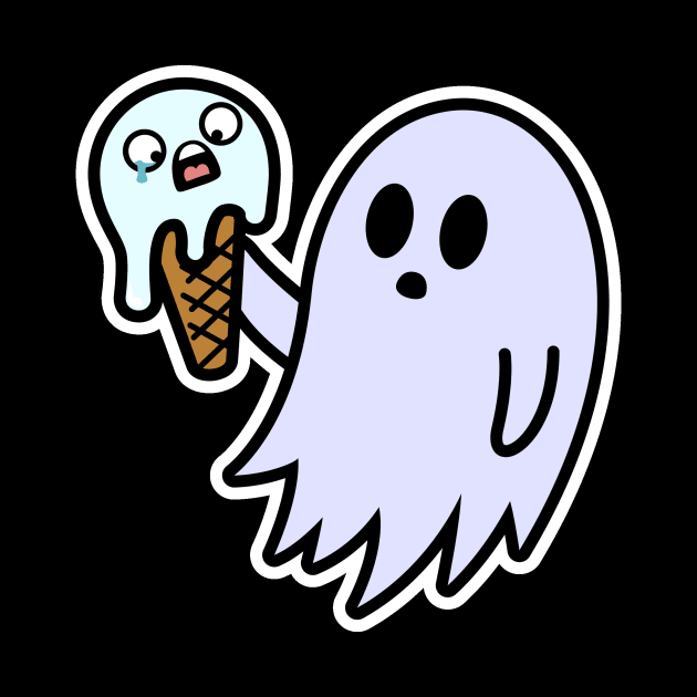 I scream | Ghost eats ice cream by Malinda