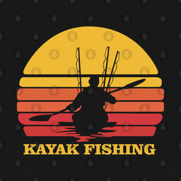 Kayak Fishing - Kayak Fishing by Kudostees