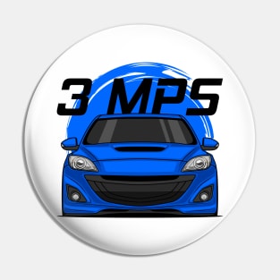 Front Blue 3 MPS Mazdaspeed3 JDM Pin