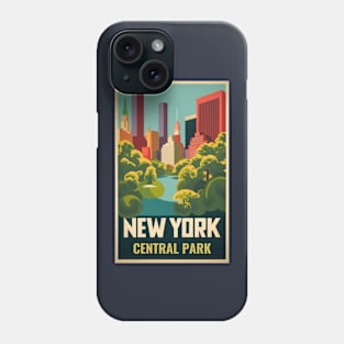 A Vintage Travel Art of New York - US Phone Case