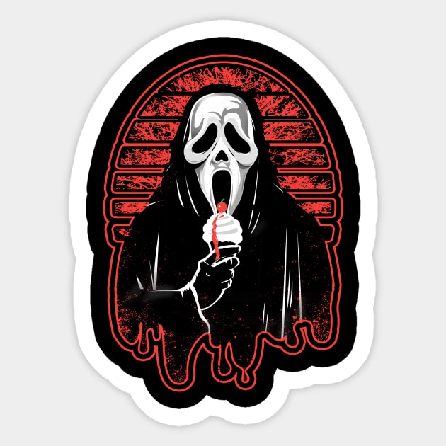 Wanna Play a Game A Scream Sticker